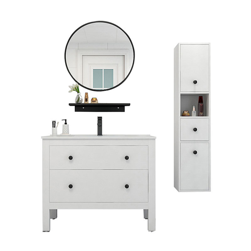 Jinlon Furniture custom black bathroom vanity cabinet supply for home