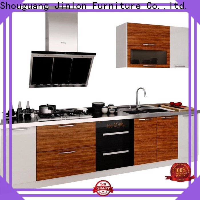 Jinlon Furniture white oak kitchen cabinets custom for home