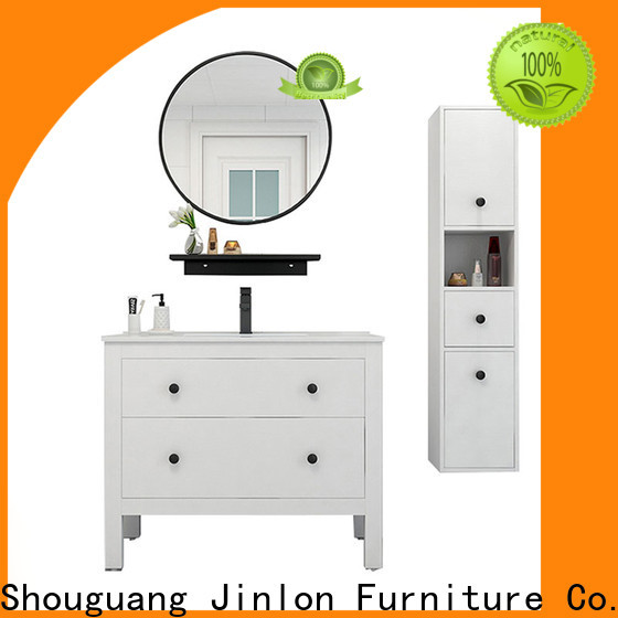 Jinlon Furniture custom natural wood vanity manufacturers for bathroom