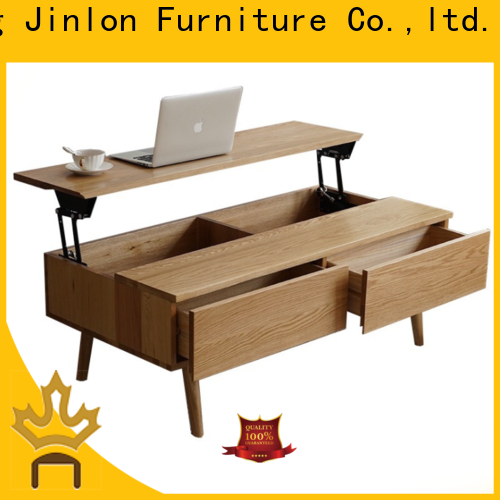 wholesale wood block coffee table supply for coffee shop