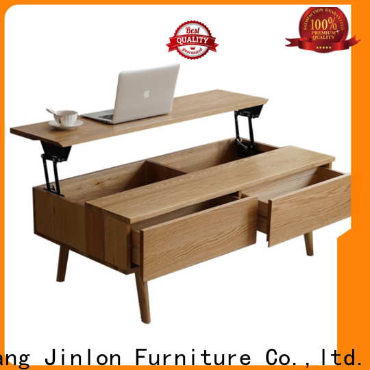 Jinlon Furniture white coffee table set company for rest room