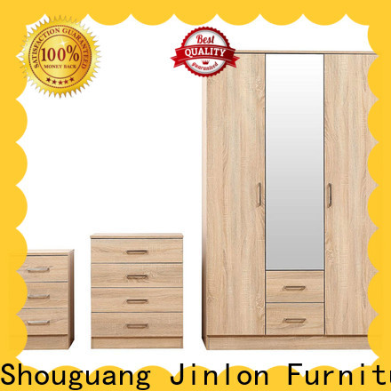 Jinlon Furniture top sliding door wardrobe with mirror suppliers for home