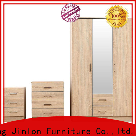 Jinlon Furniture wholesale double mirrored wardrobe suppliers for bedroom